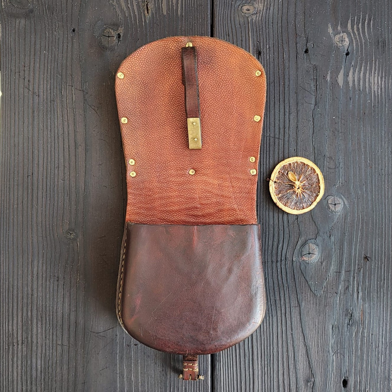 Viking-Inspired BIRKA BJ 819 Leather Pouch – Handcrafted