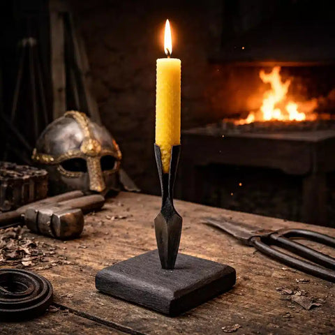 Forge Viking Spearhead Candle Holder – Blacksmithing Workshop in Leeds - 29th May