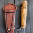 Gaucho Knife – EN45 Steel Blade, Ash Wood Handle & Vegetable-Tanned Leather Sheath