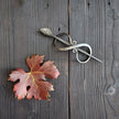 Hand-Forged Leaf Hair Pin – Metal Hair Accessory