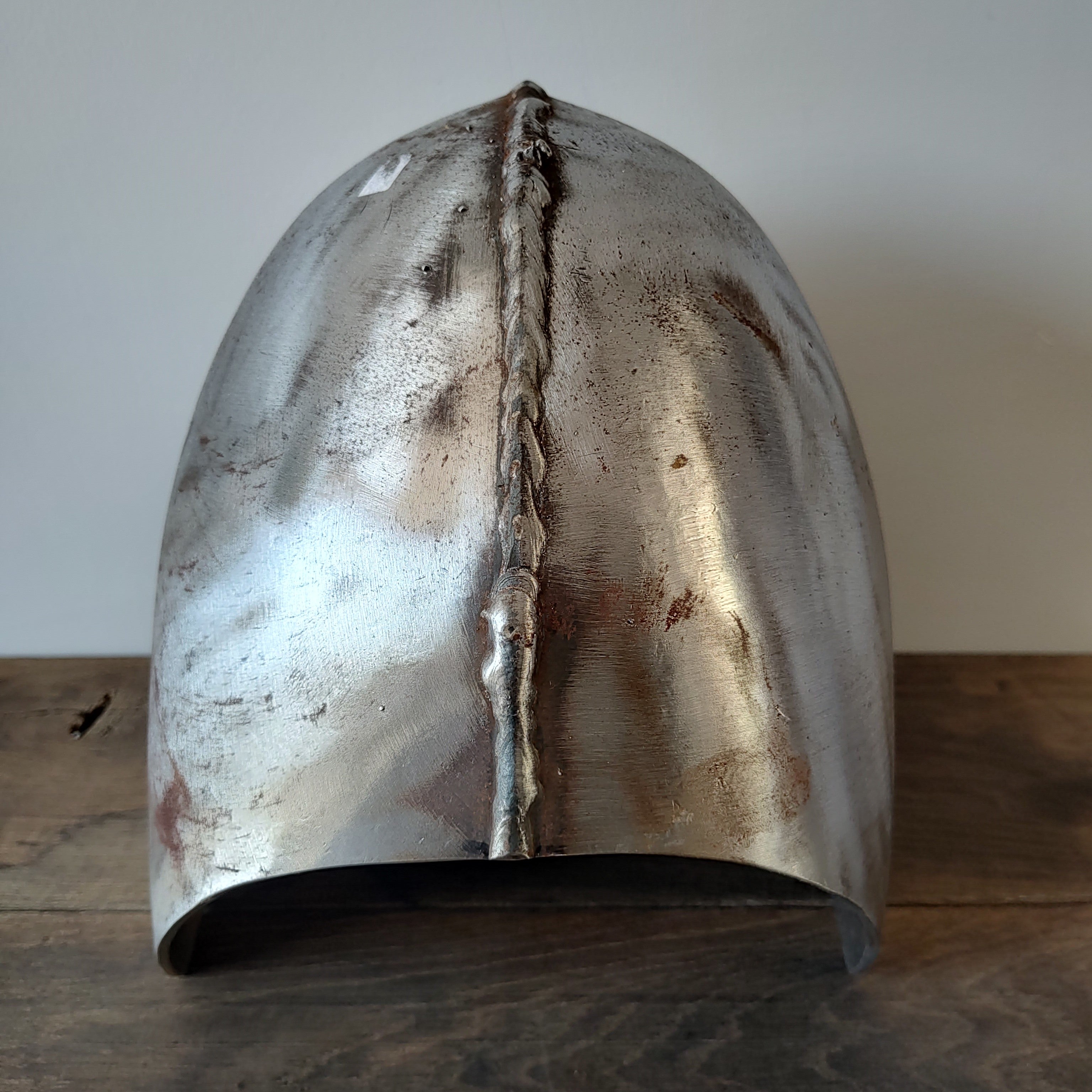 Medieval Bascinet Helmet with Grill Visor (Project) – For Self-Completion