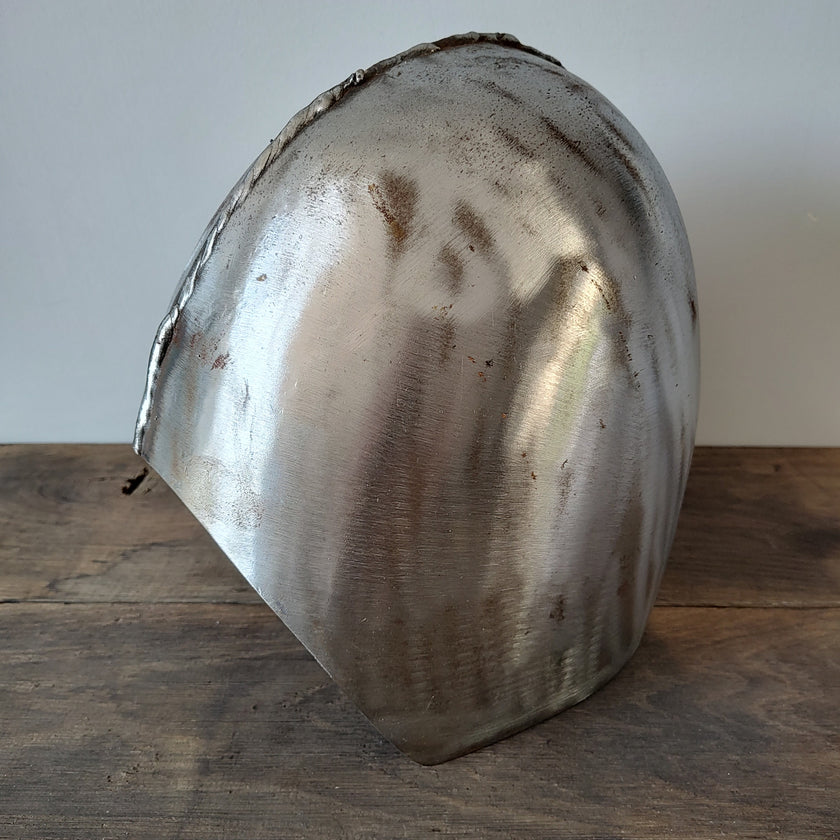 Medieval Bascinet Helmet with Grill Visor (Project) – For Self-Completion