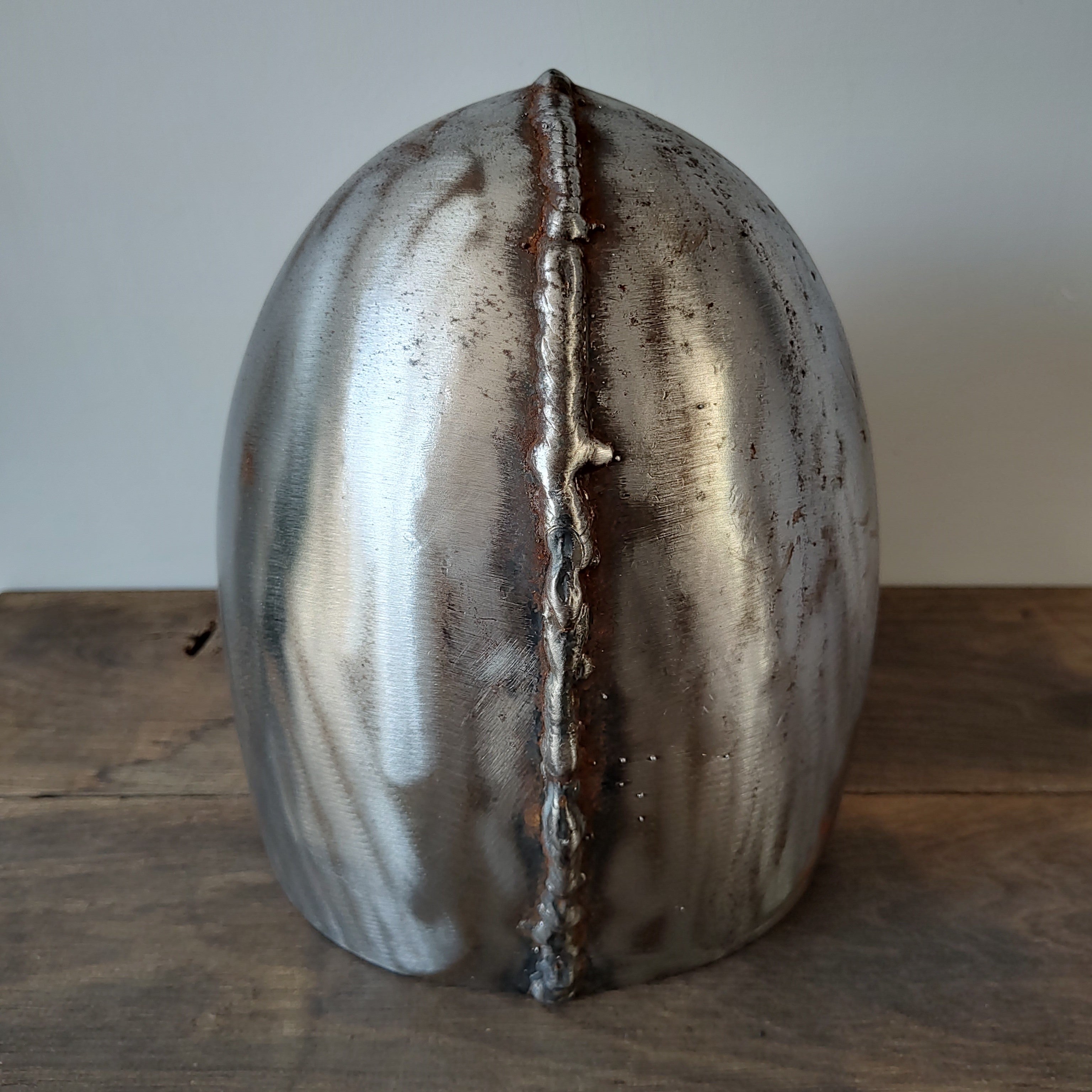 Medieval Bascinet Helmet with Grill Visor (Project) – For Self-Completion