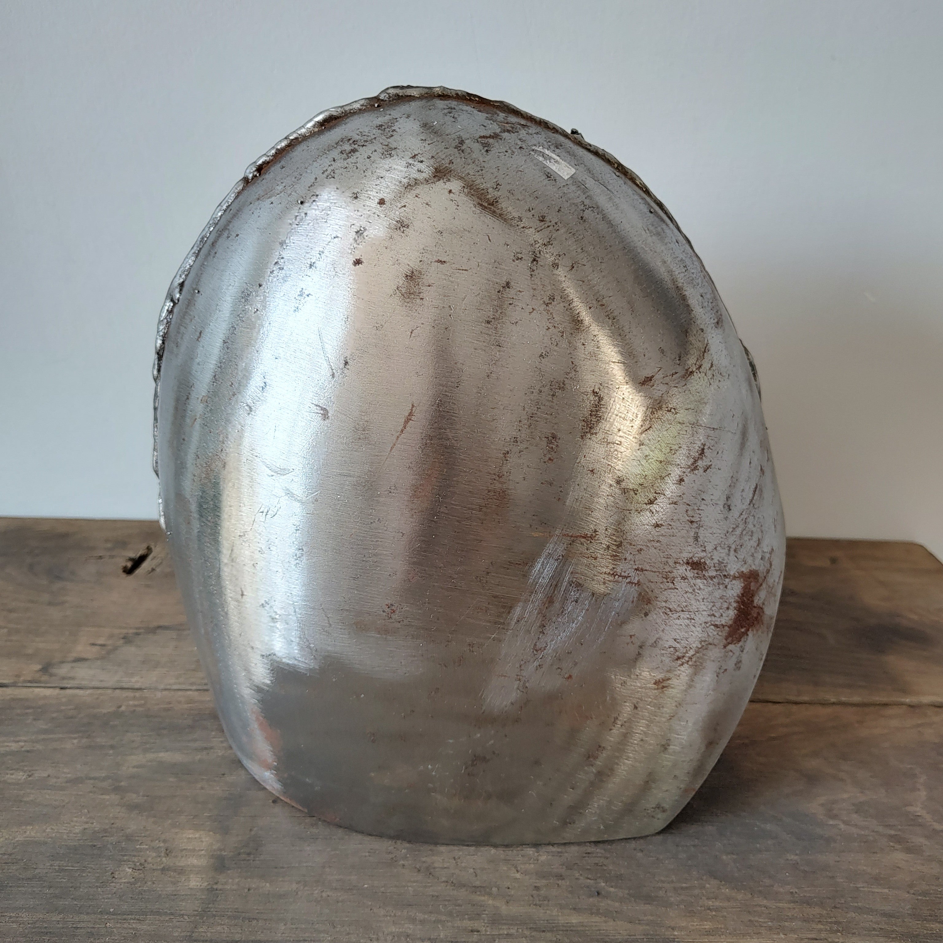 Medieval Bascinet Helmet with Grill Visor (Project) – For Self-Completion