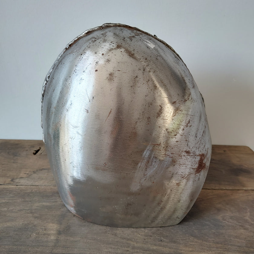 Medieval Bascinet Helmet with Grill Visor (Project) – For Self-Completion