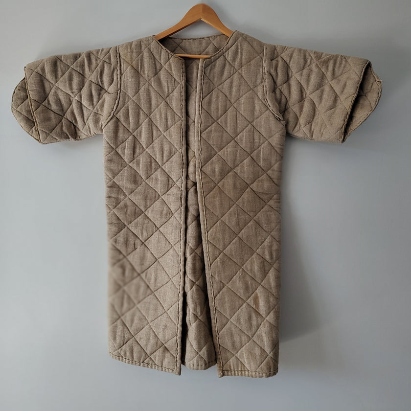 Linen Padded Gambeson – Short Sleeve, Early Medieval (Used)