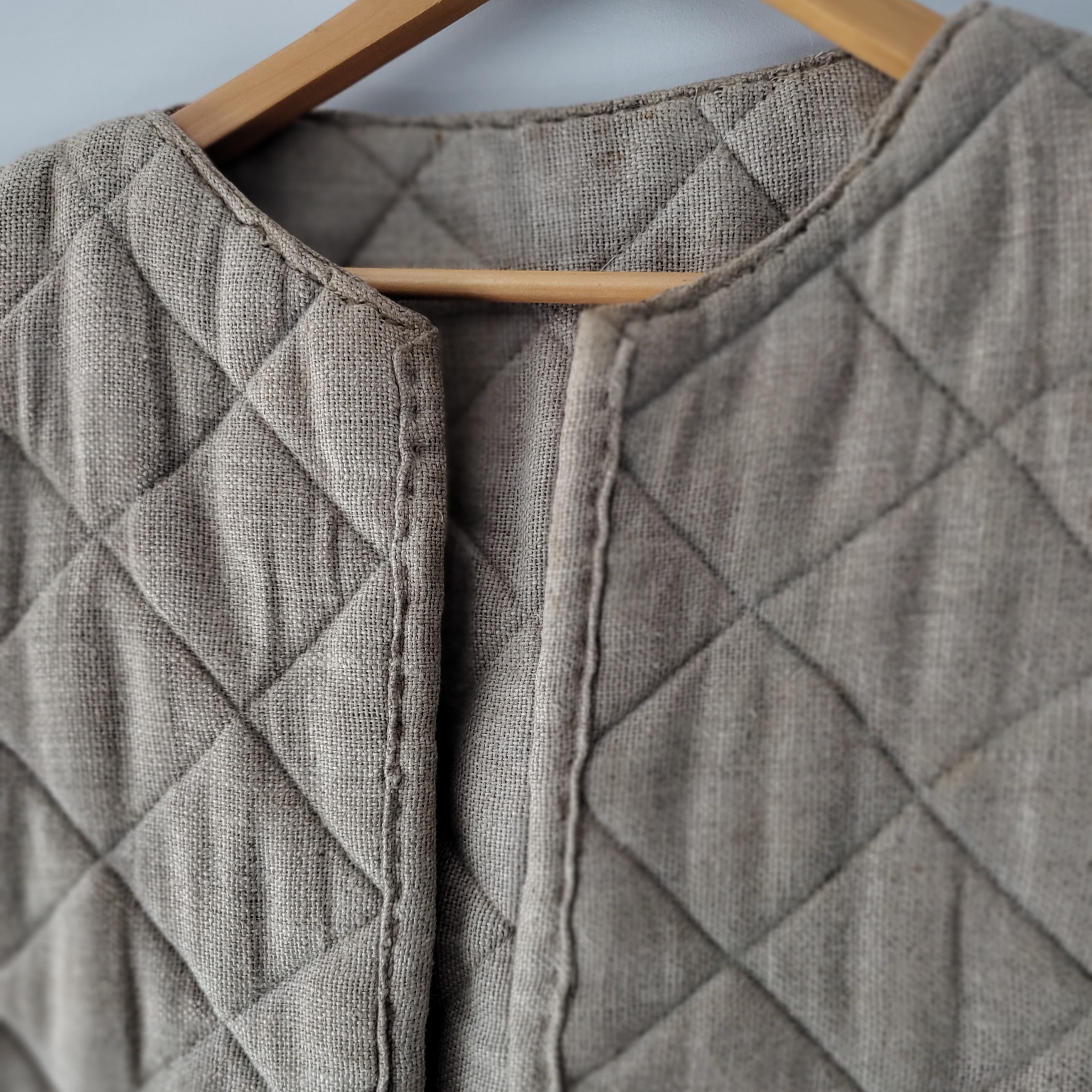 Linen Padded Gambeson – Short Sleeve, Early Medieval (Used)