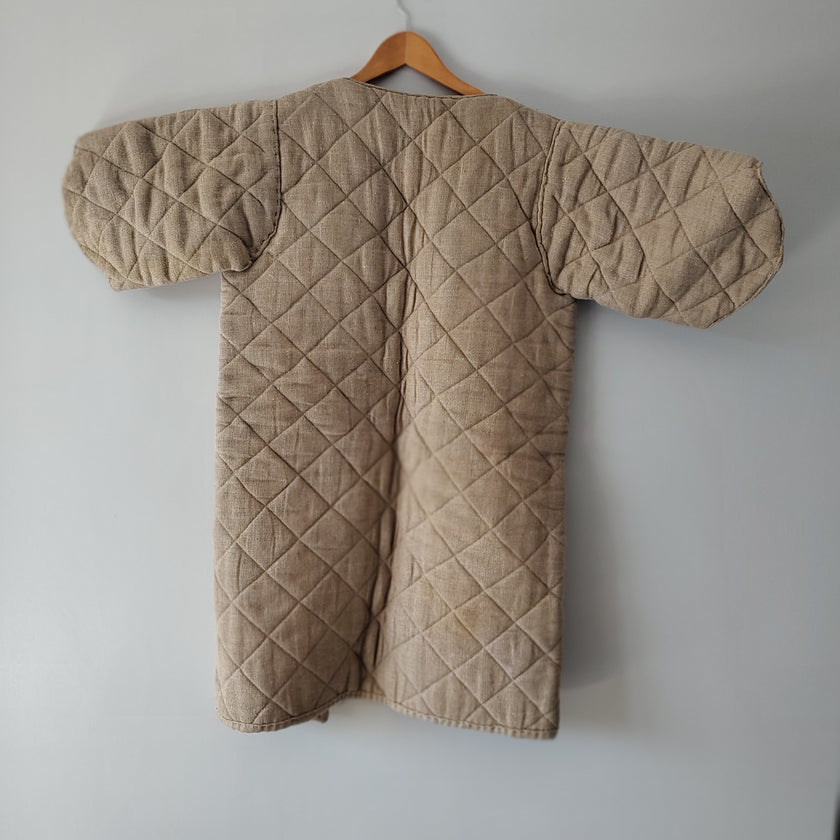 Linen Padded Gambeson – Short Sleeve, Early Medieval (Used)