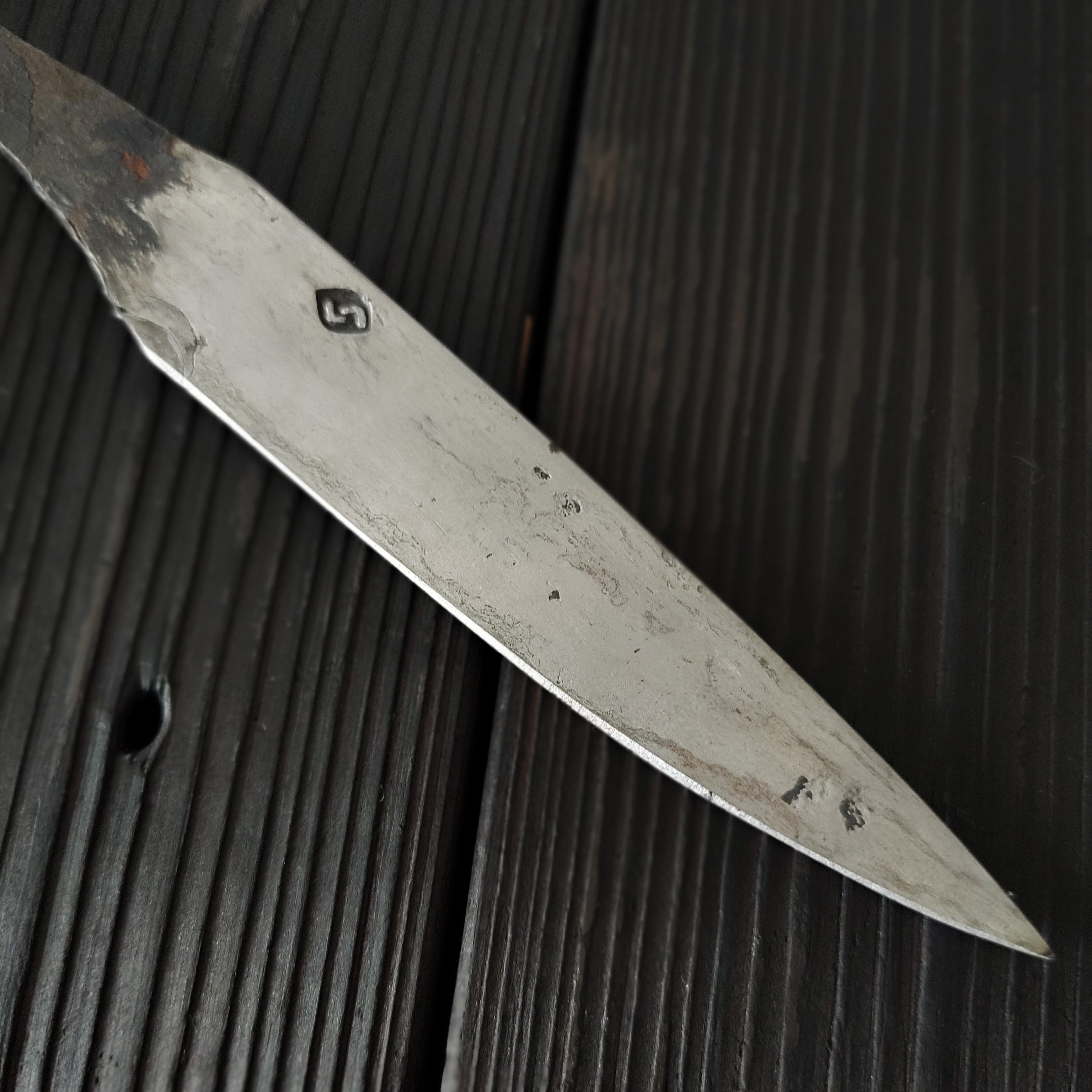 4-Inch Hand-Forged Small Blade – Smelted Steel