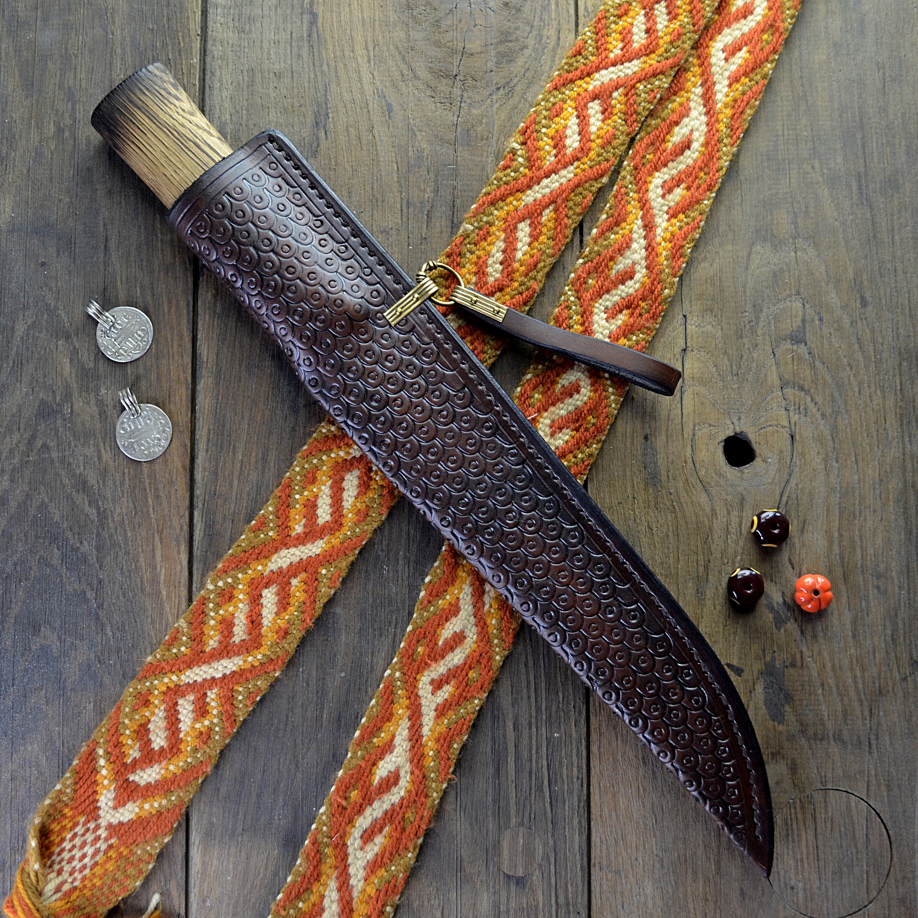 Anglo Saxon Broken Back Seax Hand Forged