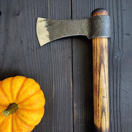 Hand-Forged Trading Axe – Spring Steel Edge.