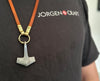 Hand-Forged Wrought Iron Viking Thor's Hammer (Mjolnir) Pendant